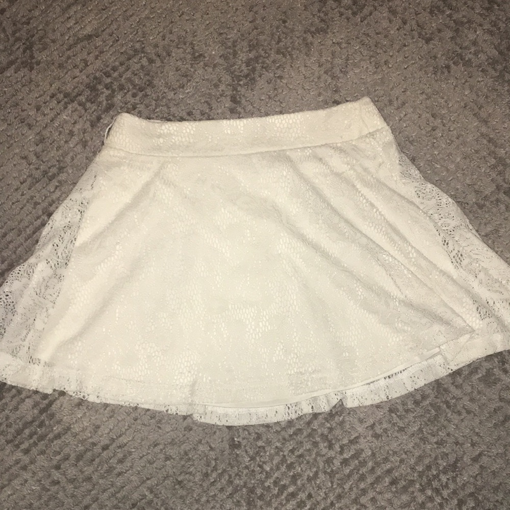 White Lace Skirt